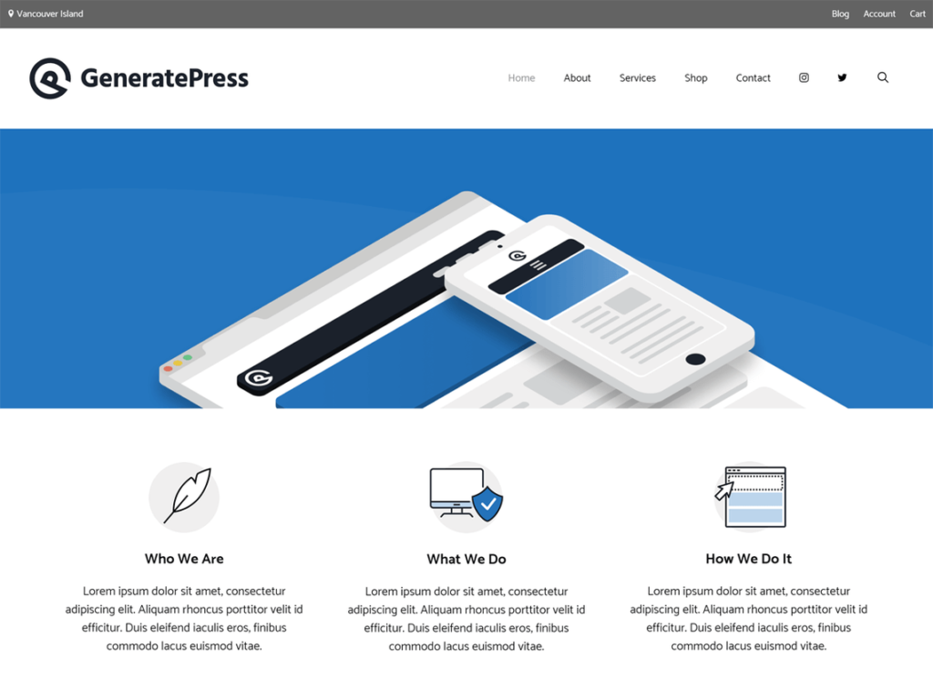 GeneratePress - Temas para elementor