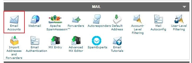 Cuentas de correo en Cpanel