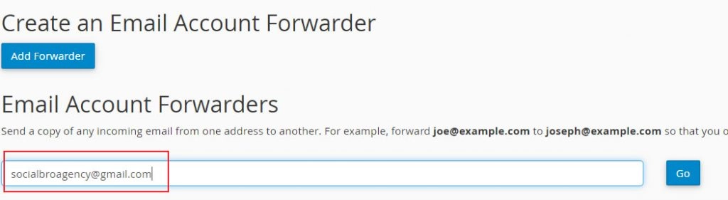 reenviador agregado a webmail