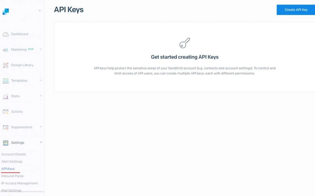 API Key Sendgrid