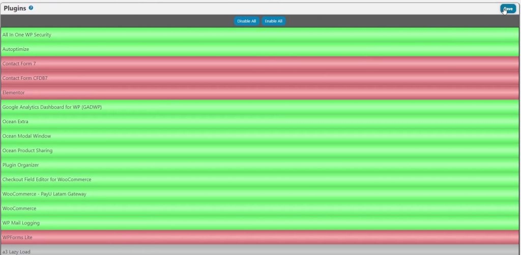 Primeros pasos con Plugin Organizer