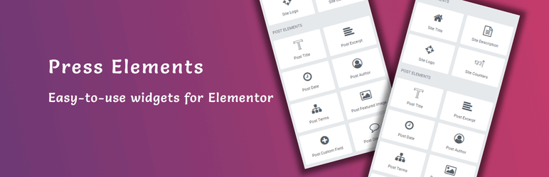 Press Elements – Widgets for Elementor