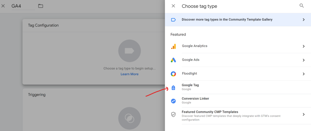 instalacion de Google tag para instalar ga4 en un sitio web