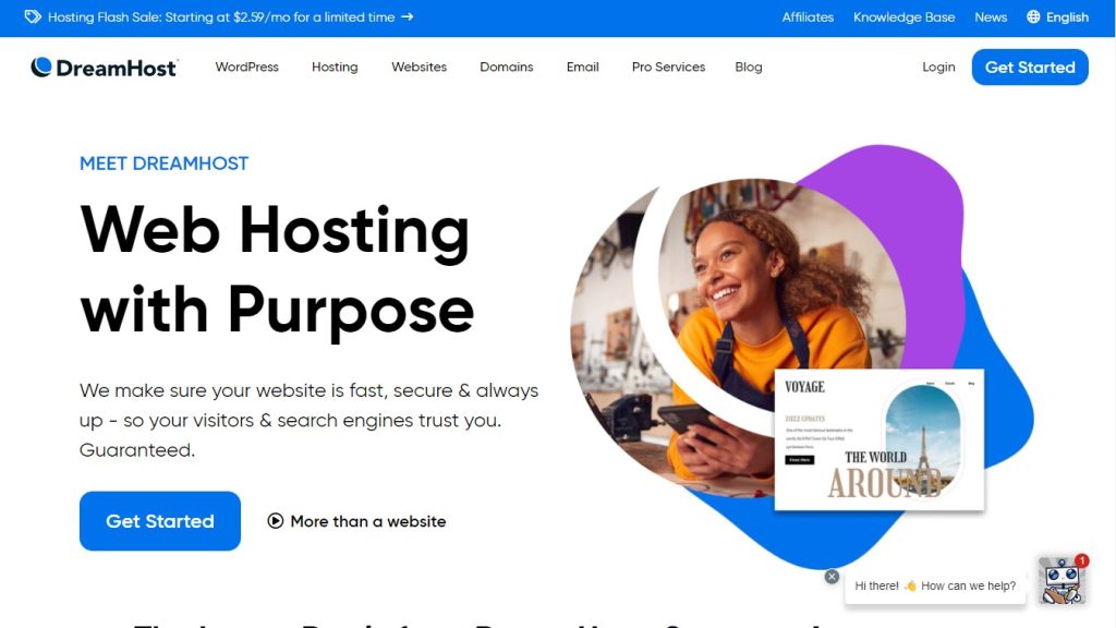 dreamhost hosting para wordpress