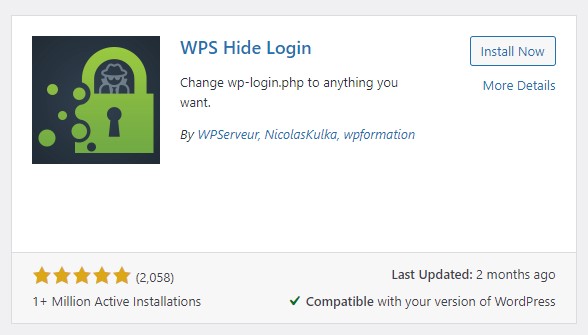 wps hide login plugin para cambiar la url de acceso a wordpress