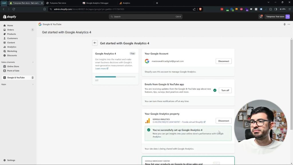 Conexión de la Cuenta de Google