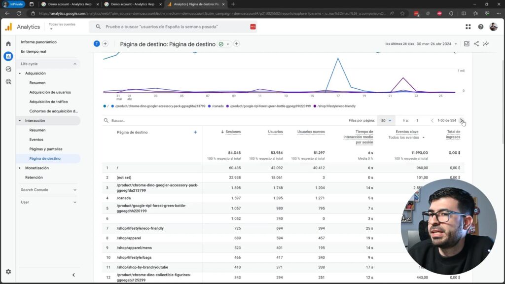 Diferencia entre usuarios y tráfico en Google Analytics 4