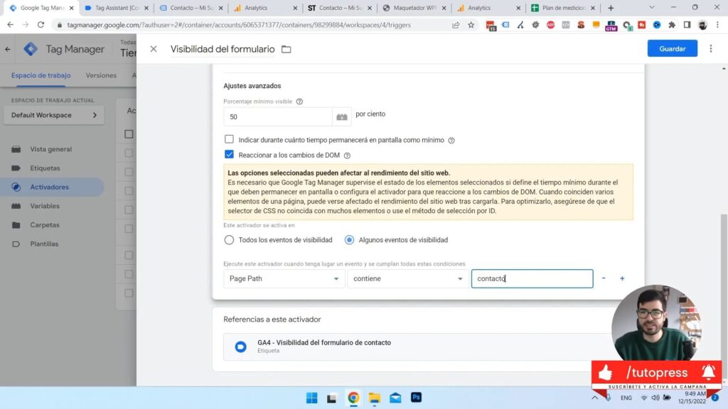 Análisis de datos en Google Analytics
