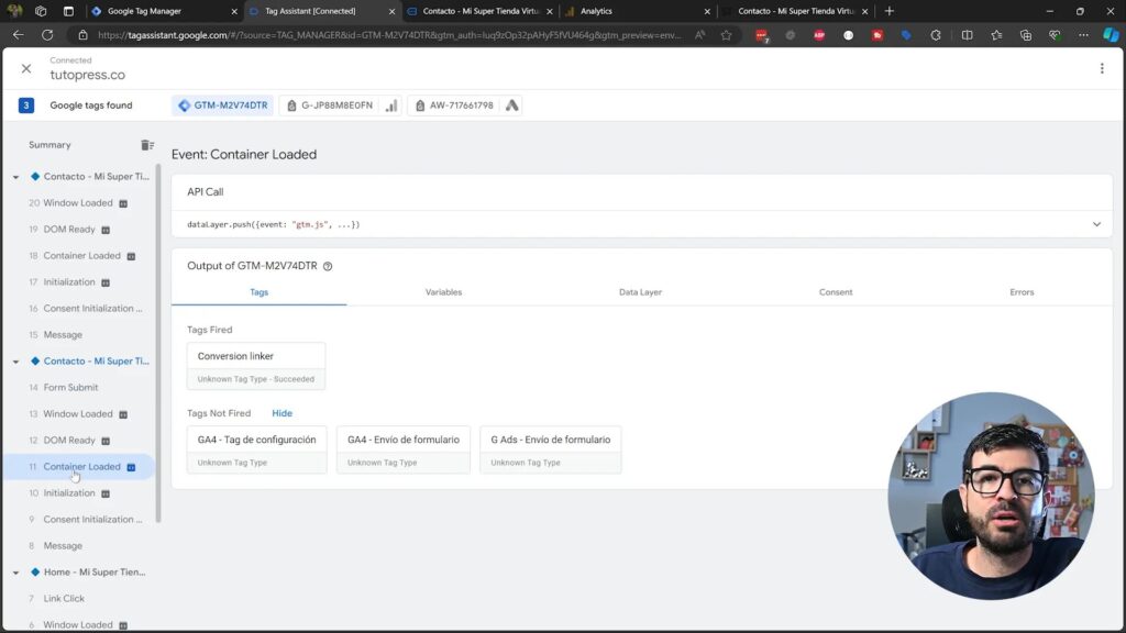 Instalación de Google Ads y envío de conversiones
