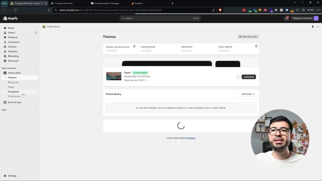Acceso al Administrador de Shopify