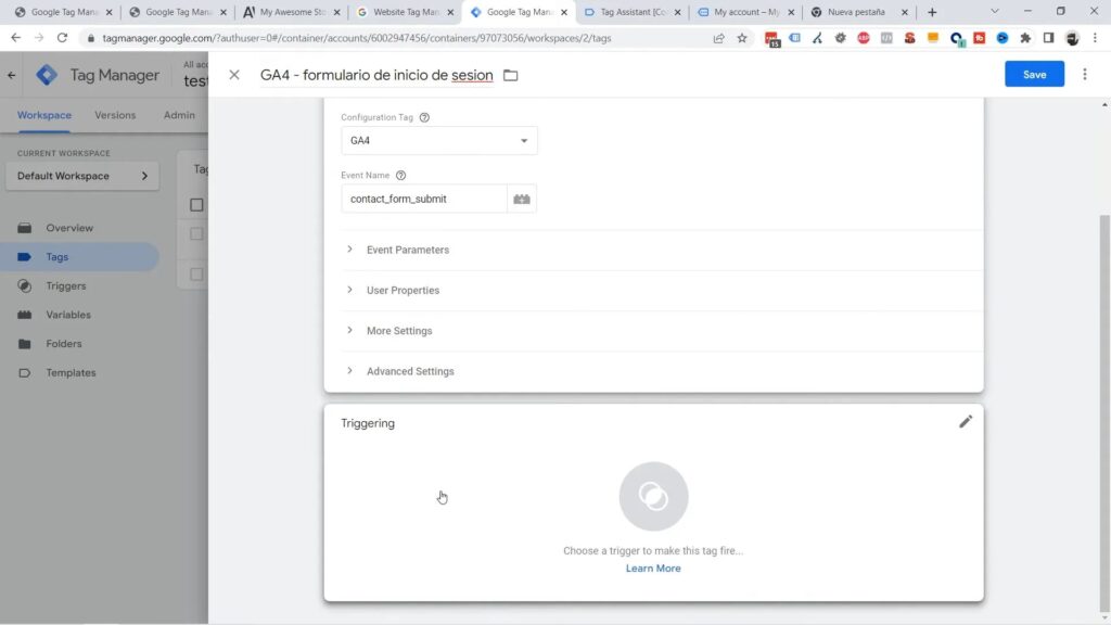 Configuración de Etiquetas para Formularios