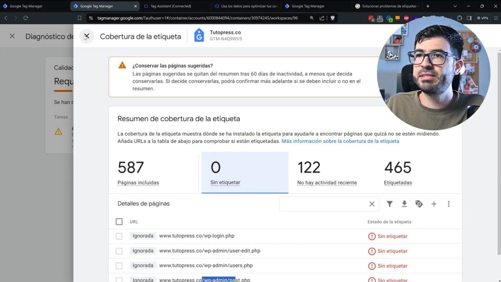 Verificación de consentimiento en el home